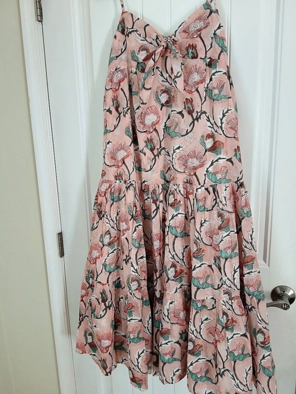 Shade Floral Tiered Skirt Maxi Dress